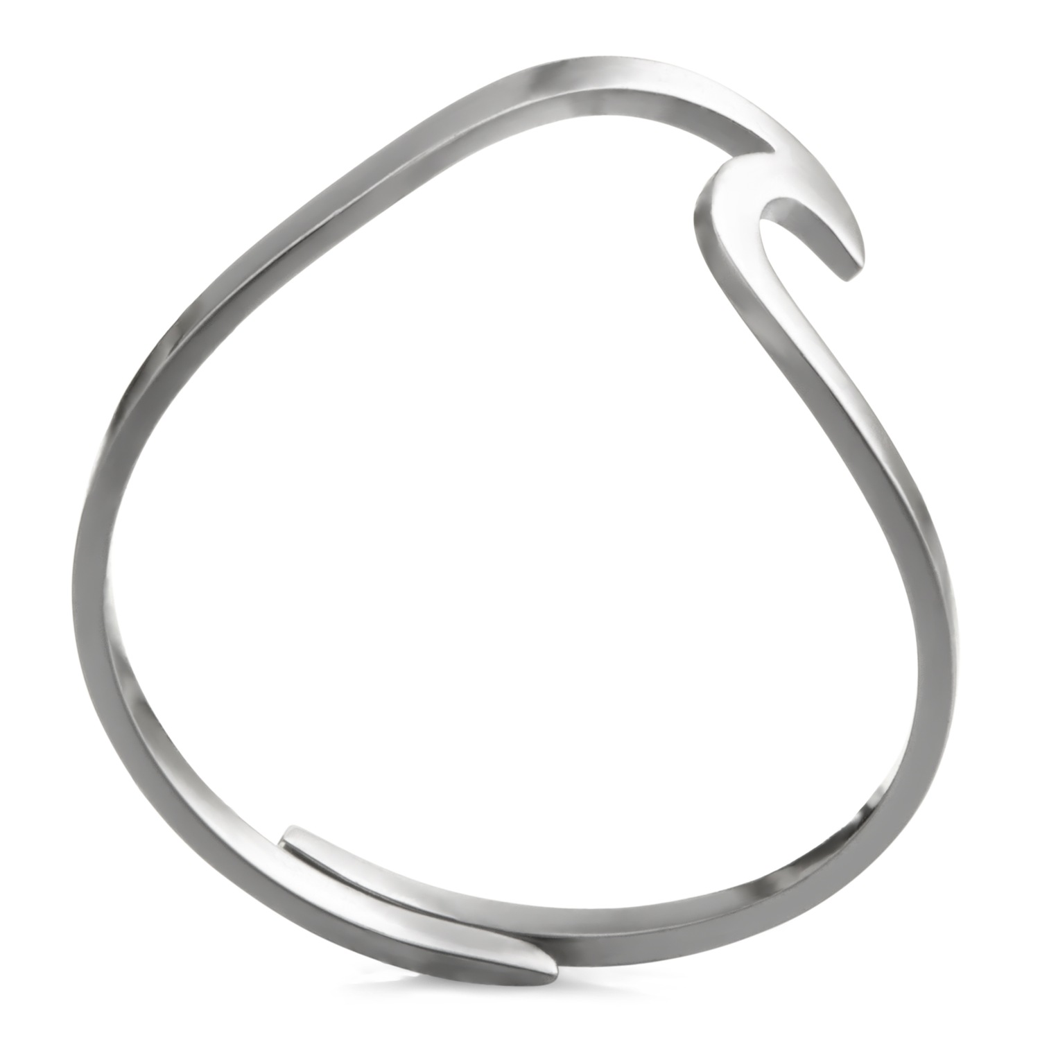 Heideman Bague Montis couleur argentée polie