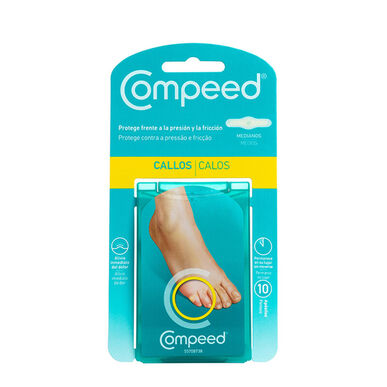 Apósitos Compeed para callosidades medianas 10 unidades 10 unidades