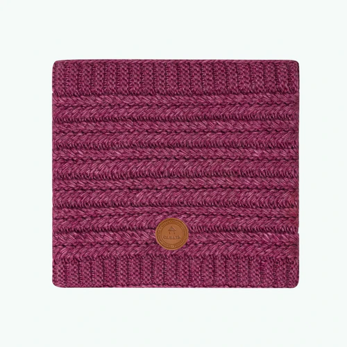 Cabaia Lila heiße Schokolade – Lila Fleece-Schlauchschal