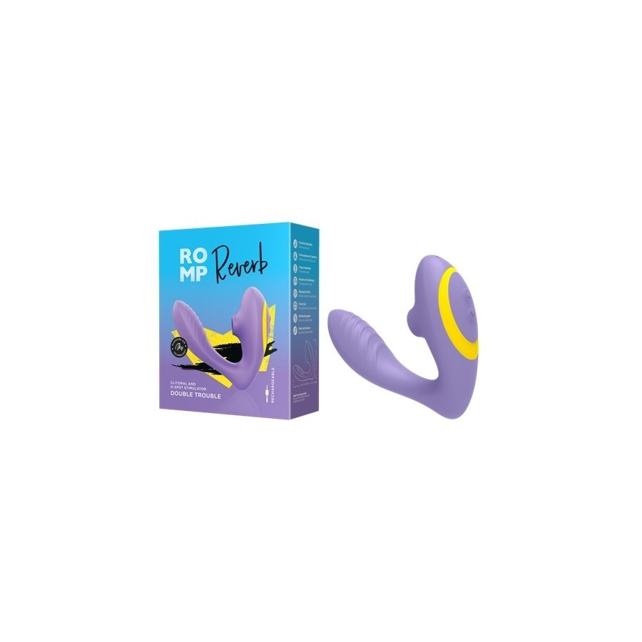 ROMP vibratorius „Reverb Double Pleasure“ 2 viename – 1 dalis