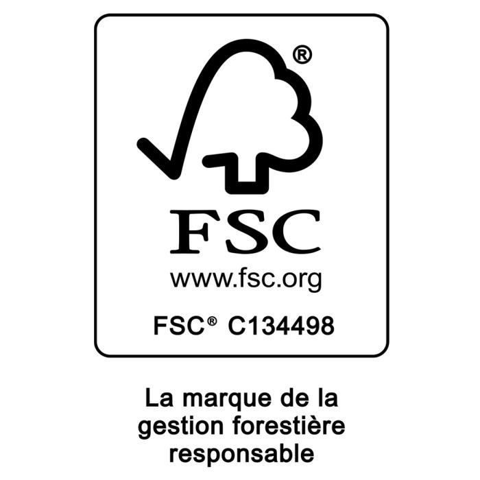 Mesa de jardín plegable Alabama en madera de acacia preaceitada con certificación FSC® - 160 x 85 x 75 cm