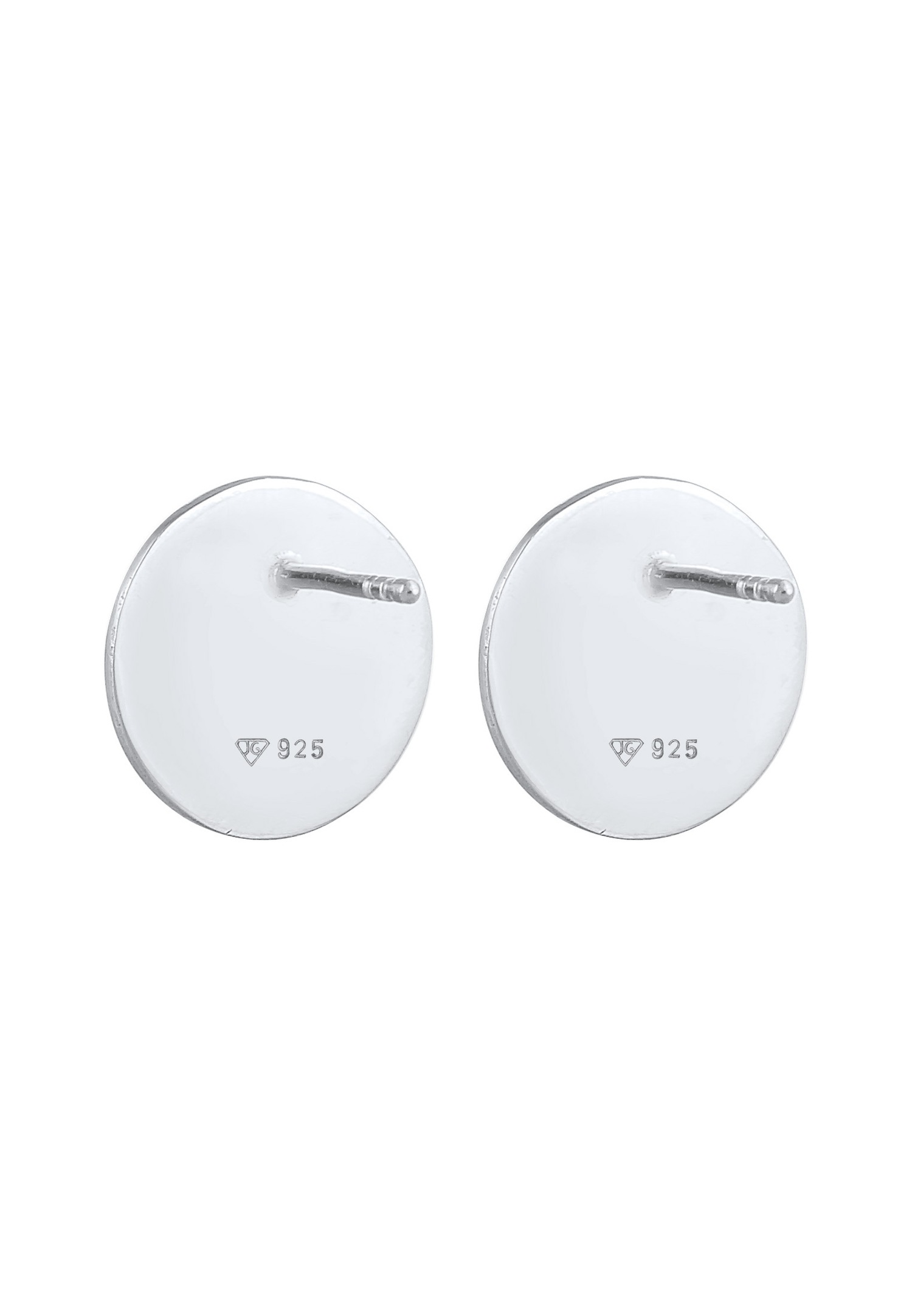 Elli Clou d'oreille femme cercle géo tendance en argent 925 sterling