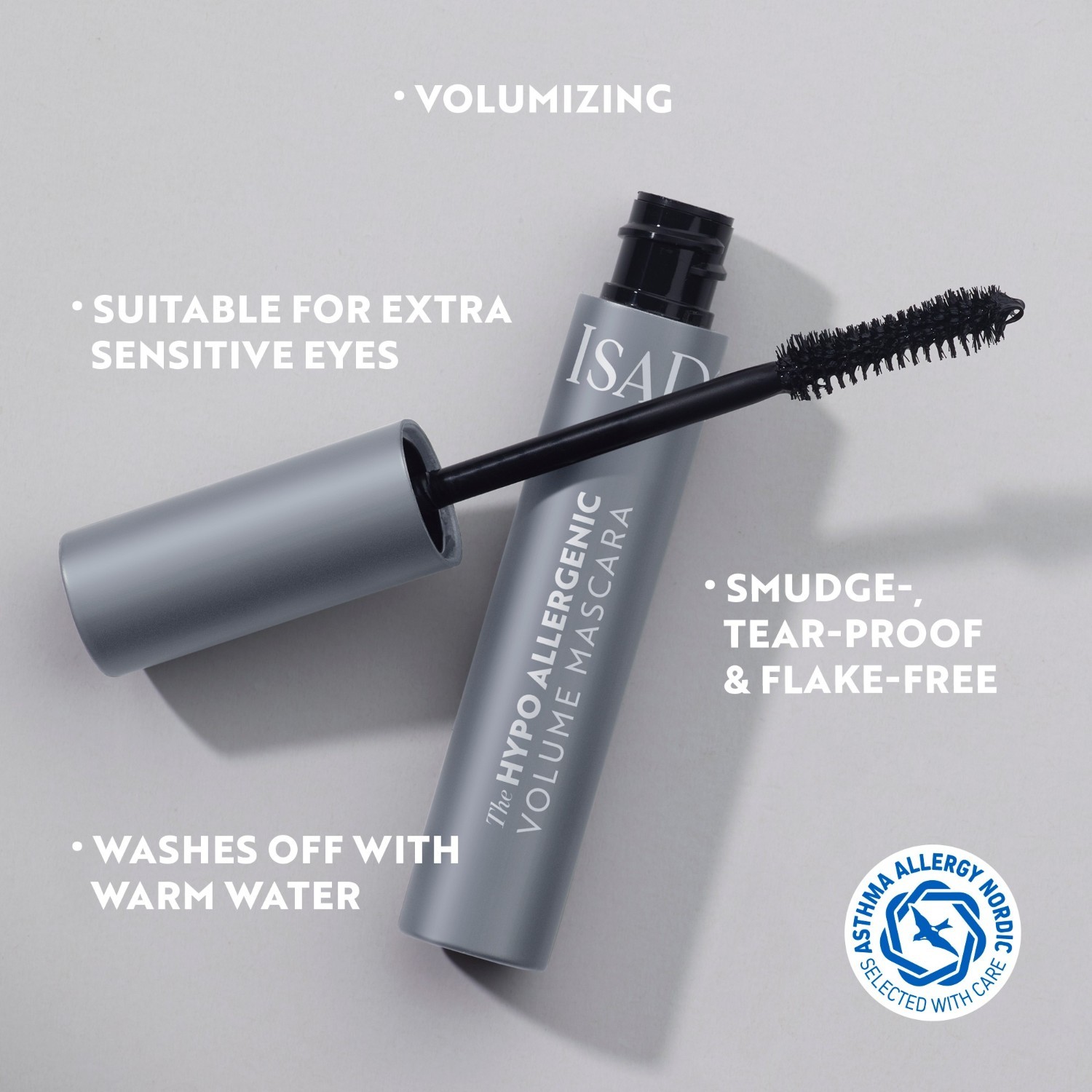 Isadora blakstienų tušas „The Hypo Alergine Definition Mascara“ 02 Brown, 10 ml