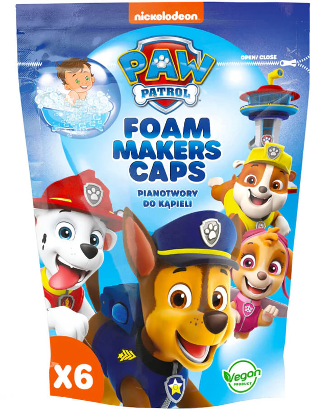 Nickelodeon Paw Patrol Foam Makers Caps badschuim voor kinderen