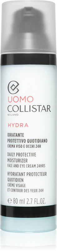 Collistar Uomo Daily Protective Moisturizer, een vochtinbrengende crème voor een jeugdige uitstraling van het gezicht.