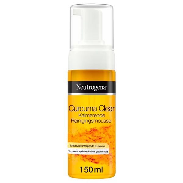 Neutrogena Curcuma Clear умирујућа пена за чишћење<br>150ml - Осетљива и нечиста кожа