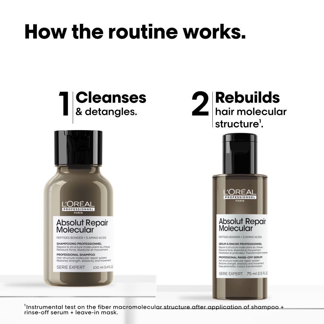 L'Oréal Professionnel Absolut Repair Molecular Hair Repair Discovery Duo komplekts - 1 prece