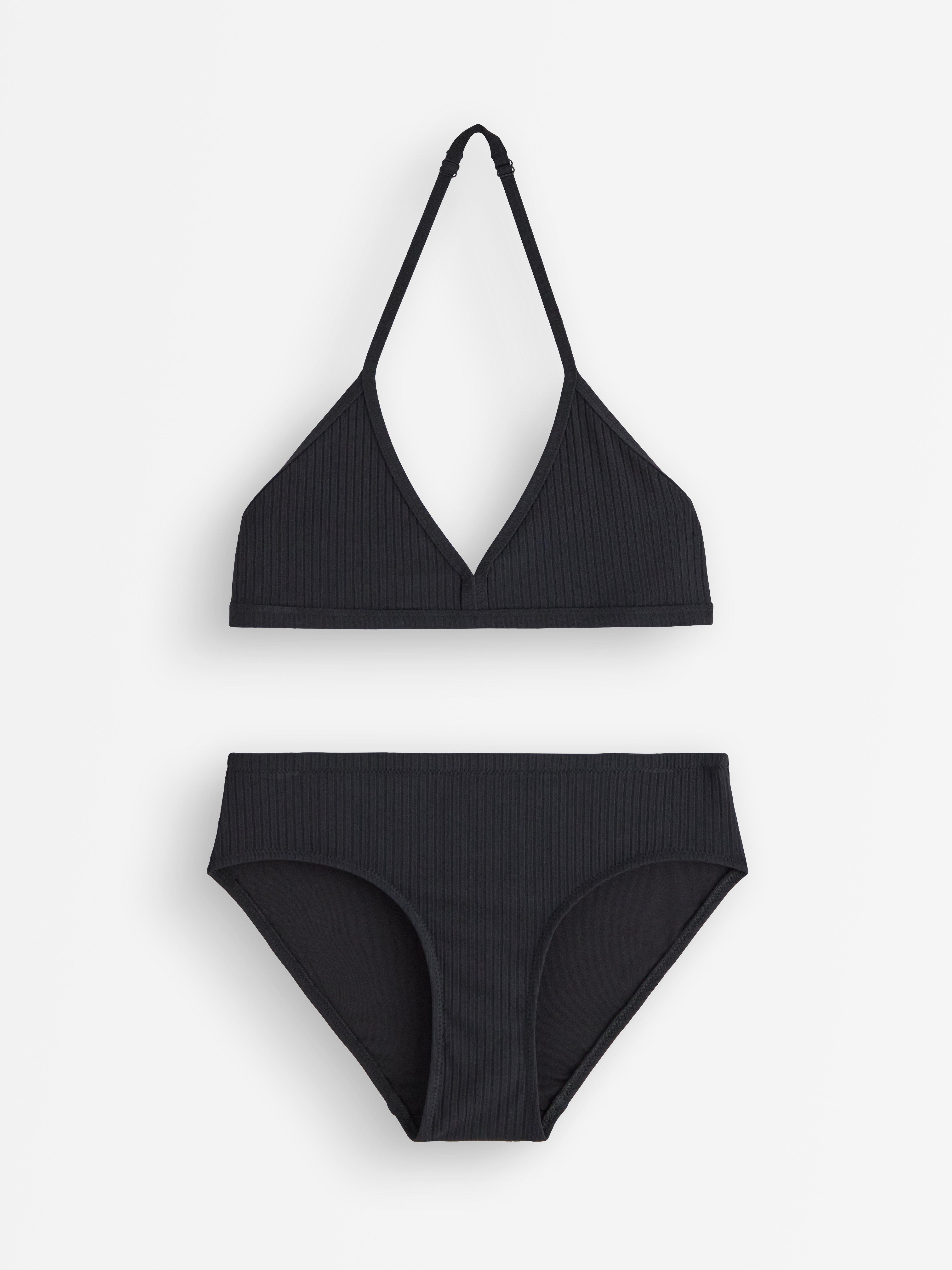 Set bikini Ribbat Negru