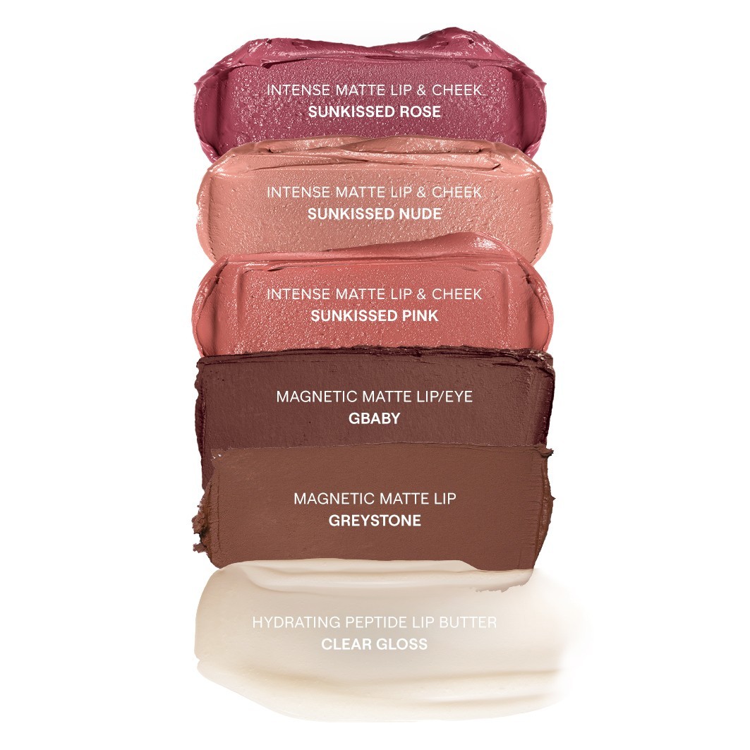 Set de maquillaje Nudestix, paleta de labios Nude Love – 1 pieza