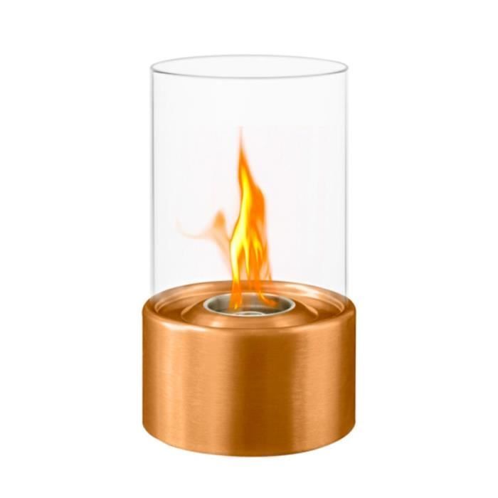 Chimenea de bioetanol de sobremesa para interior/exterior Marsiglia - Bronce