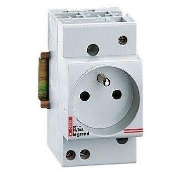 Tomada para painel elétrico LEGRAND - 2 fases + terra - 10/16 A