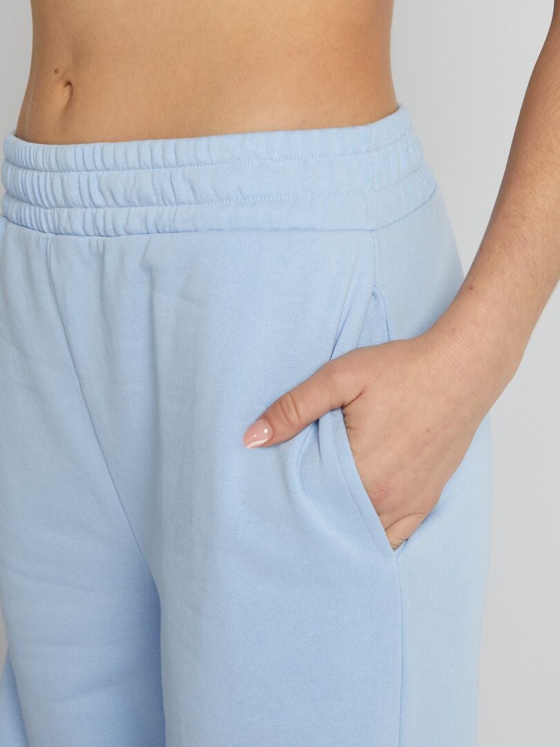 Pantalones deportivos de felpa - AZUL