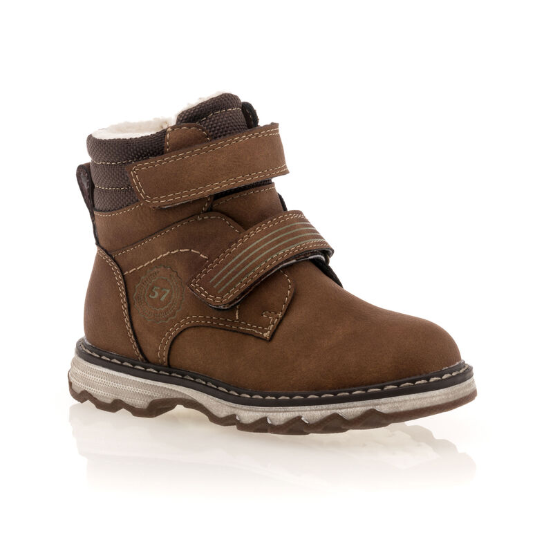 Botas marrons infantis / Botas de cano curto