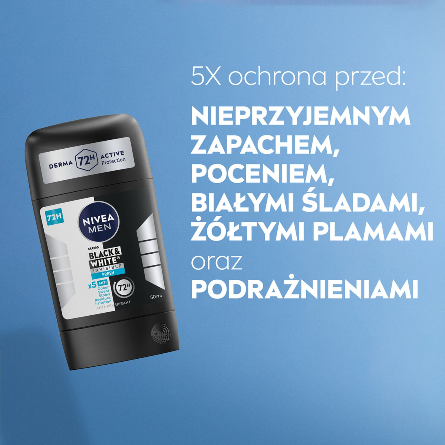 Nivea Men Blanco y Negro Fresco