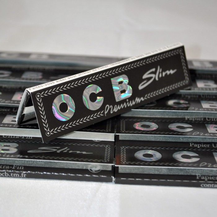 LOT 15 PAQUETS FEUILLES OCB SLIM PREMIUM PAPIER À ROULER