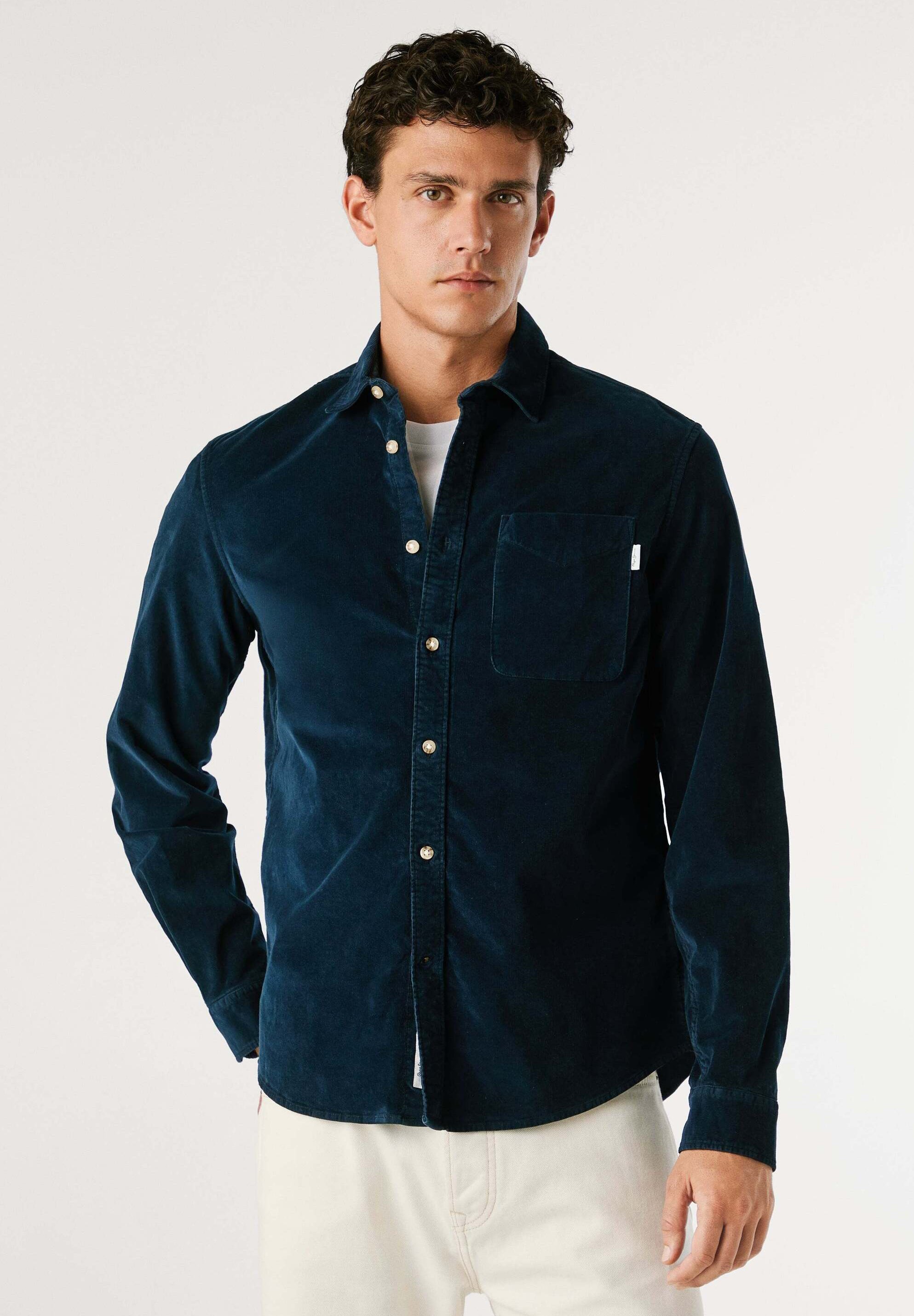 Chemise Pepe Jeans CLAYTON - Bleu Dulwich
