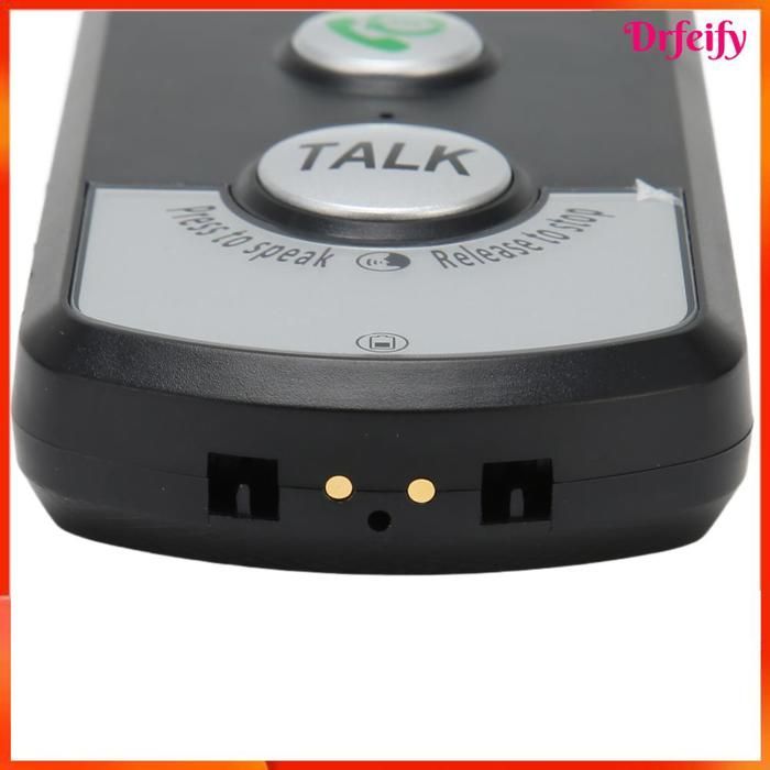 Sonnette d'interphone sans fil - AKOZON - Kit vocal longue portée - 1000m - IP54 - Rechargeable USB