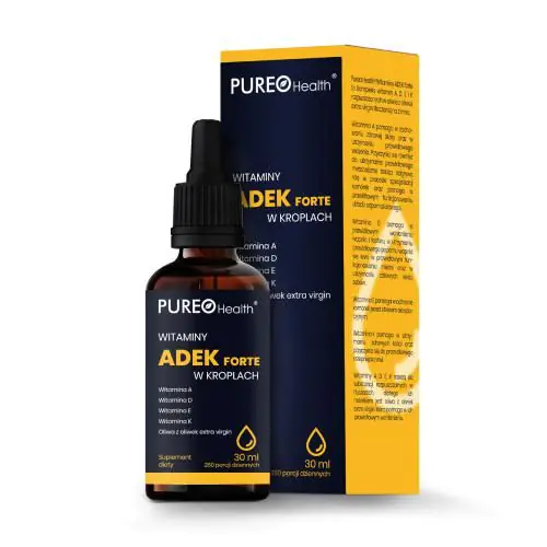 Pureo Health Witaminy Adek Forte, Krople
