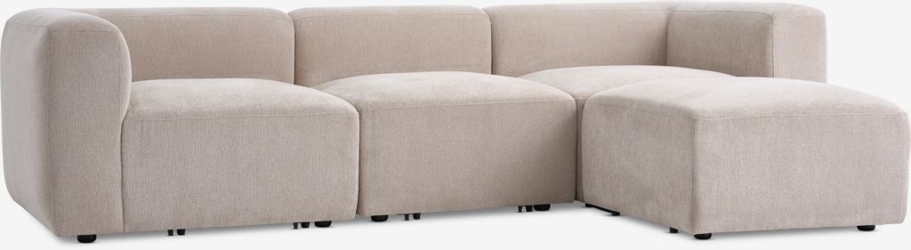 SKEJBY Modularna sofa SKEJBY Trosjedna ležaljka od pješčane tkanine