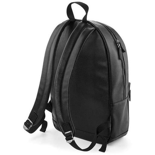  Bagbase Rucksack in Lederoptik (Schwarz)
