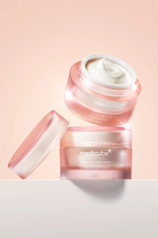 medicube Triple Collagen Cream liftinga un nostiprinošs krēms ar kolagēnu