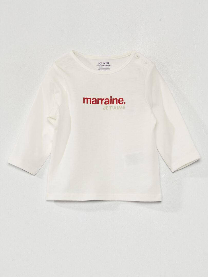 Camiseta de manga comprida - BRANCA