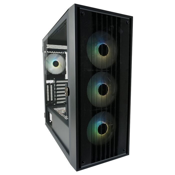 PC Gamer Case - LC- Power Gaming 810B – Dark_Crawler_X - ATX Compatible - Optimized Airflow