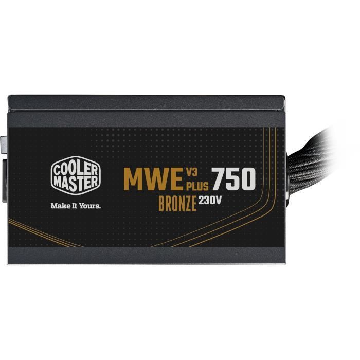 COOLER MASTER - MWE 750W V3 ATX 3.1 - Fonte de alimentação para PC - 750 W