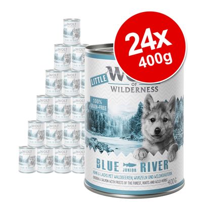 Little Wolf of Wilderness Sparpaket 24 x 400 g