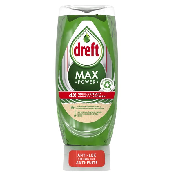 Dreft MaxPower originalt flydende opvaskemiddel<br>450ml