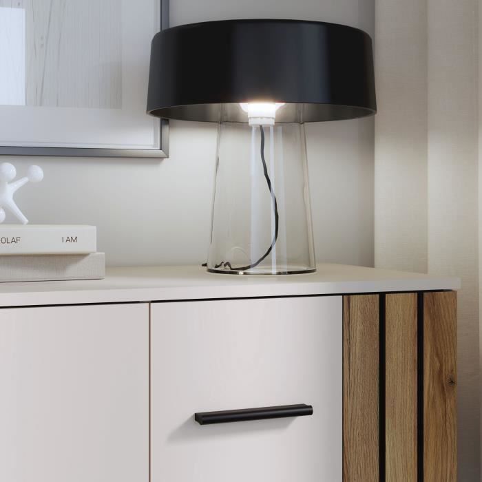 Commode WAIKATO 3 Tiroirs - Décor Cachemire - L120 x P41x H90 cm