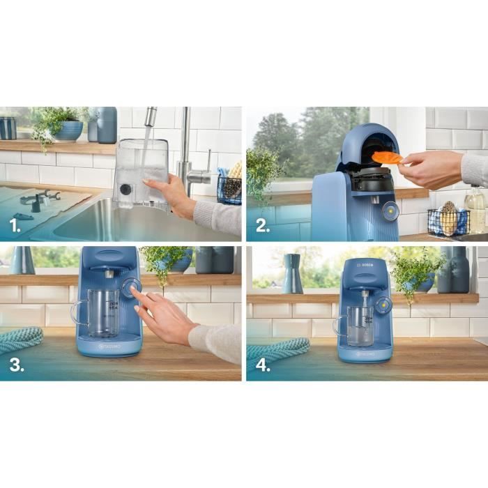 Machine à café - BOSCH - Tassimo FINESSE TAS16B5 - Bleu