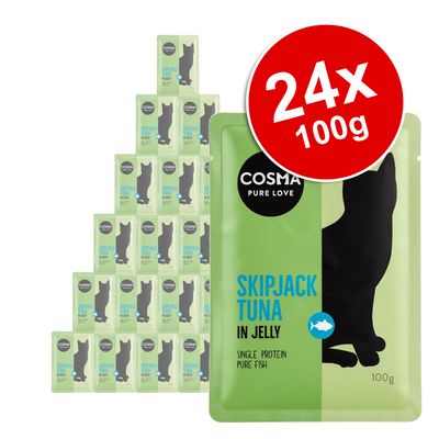 Sachets Cosma Original en format Jelly Saver, 24 x 100 g