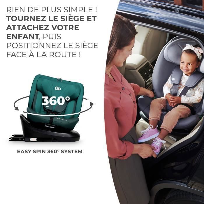 Silla de coche Kinderkraft I-GROW I-SIZE giratoria 360°