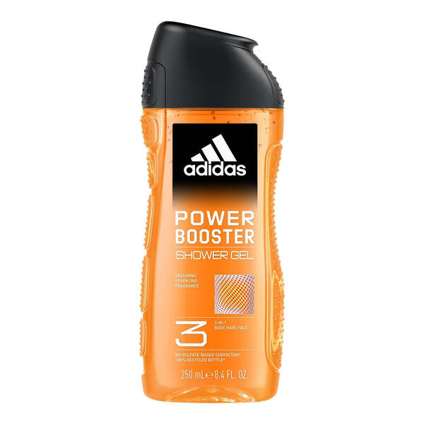 Adidas Power Booster sprchový gel 250ml | Pánský | Superdrug