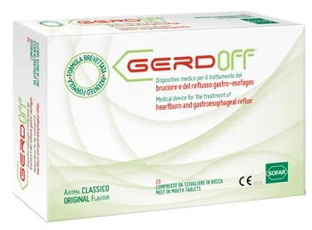 SOFAR Gerdoff 20 kauwtabletten tegen brandend maagzuur en gastro-oesofagale reflux