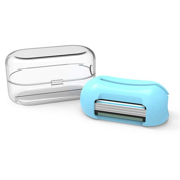 Funda para cepillo de dientes Envie 2 en 1 con afeitadora de dedos, color azul | Para hombre | Superdrug