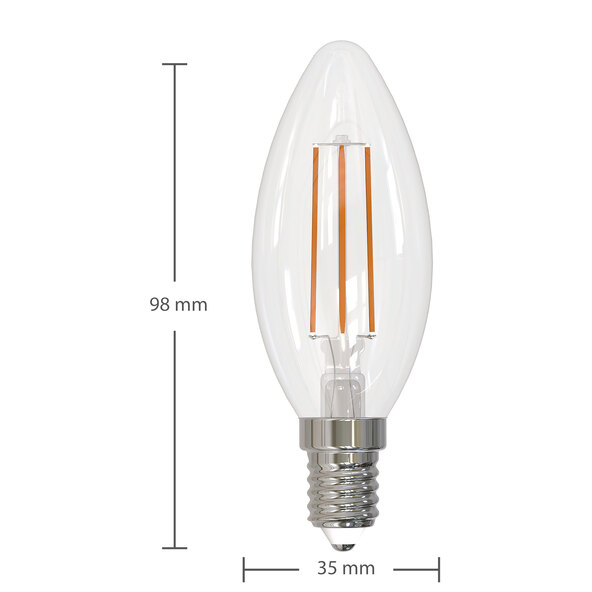Λαμπτήρες LED Retro Κερί E14, Σετ 10 τεμαχίων