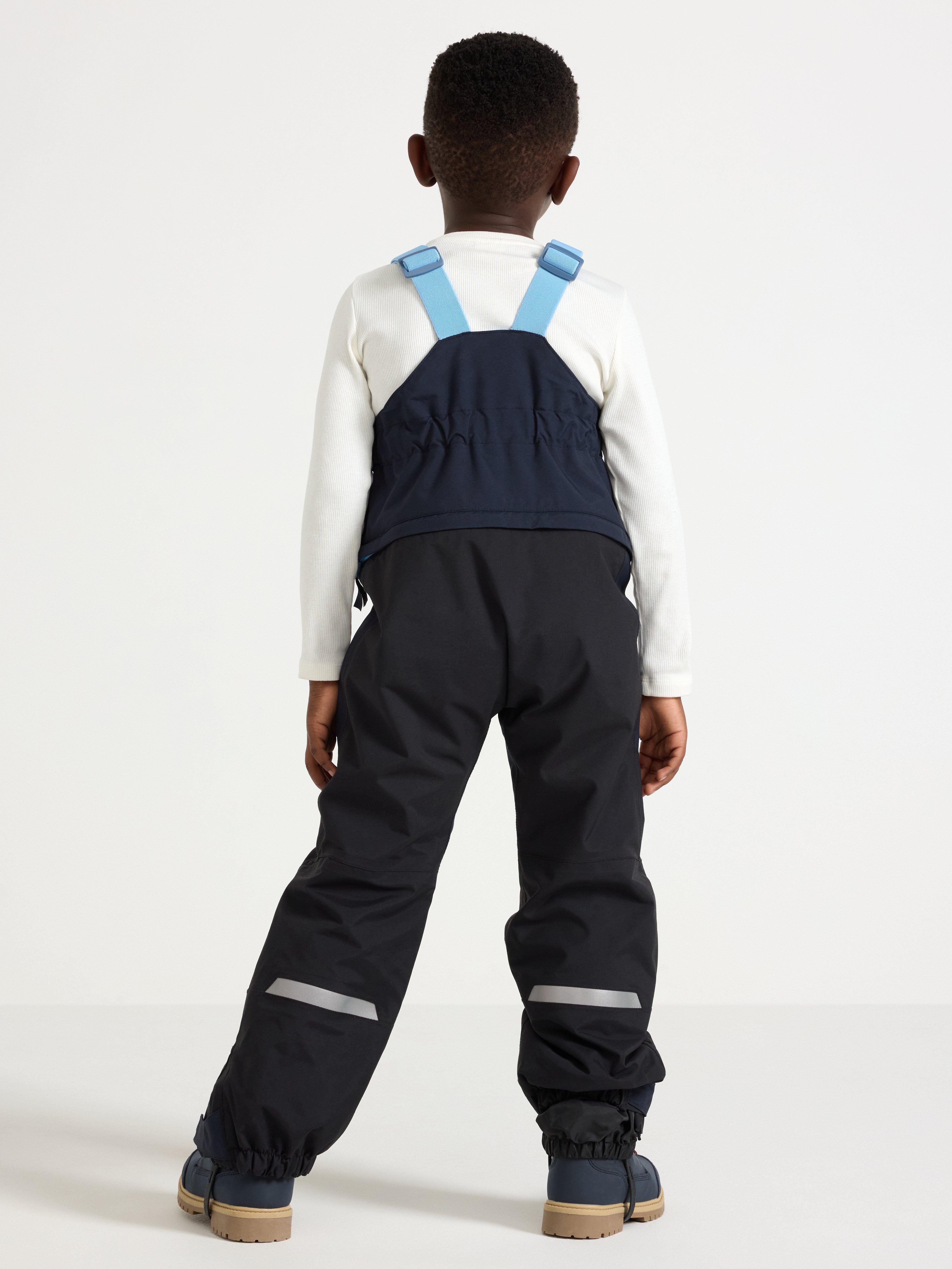 Vattentäta skalbyxor med justerbara ben – Kids Performance Wear Dark Navy