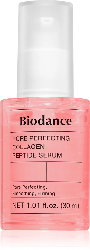 Sérum de peptídeos de colágeno Biodance Pore Perfecting: sérum regenerador e hidratante para poros dilatados e rugas.