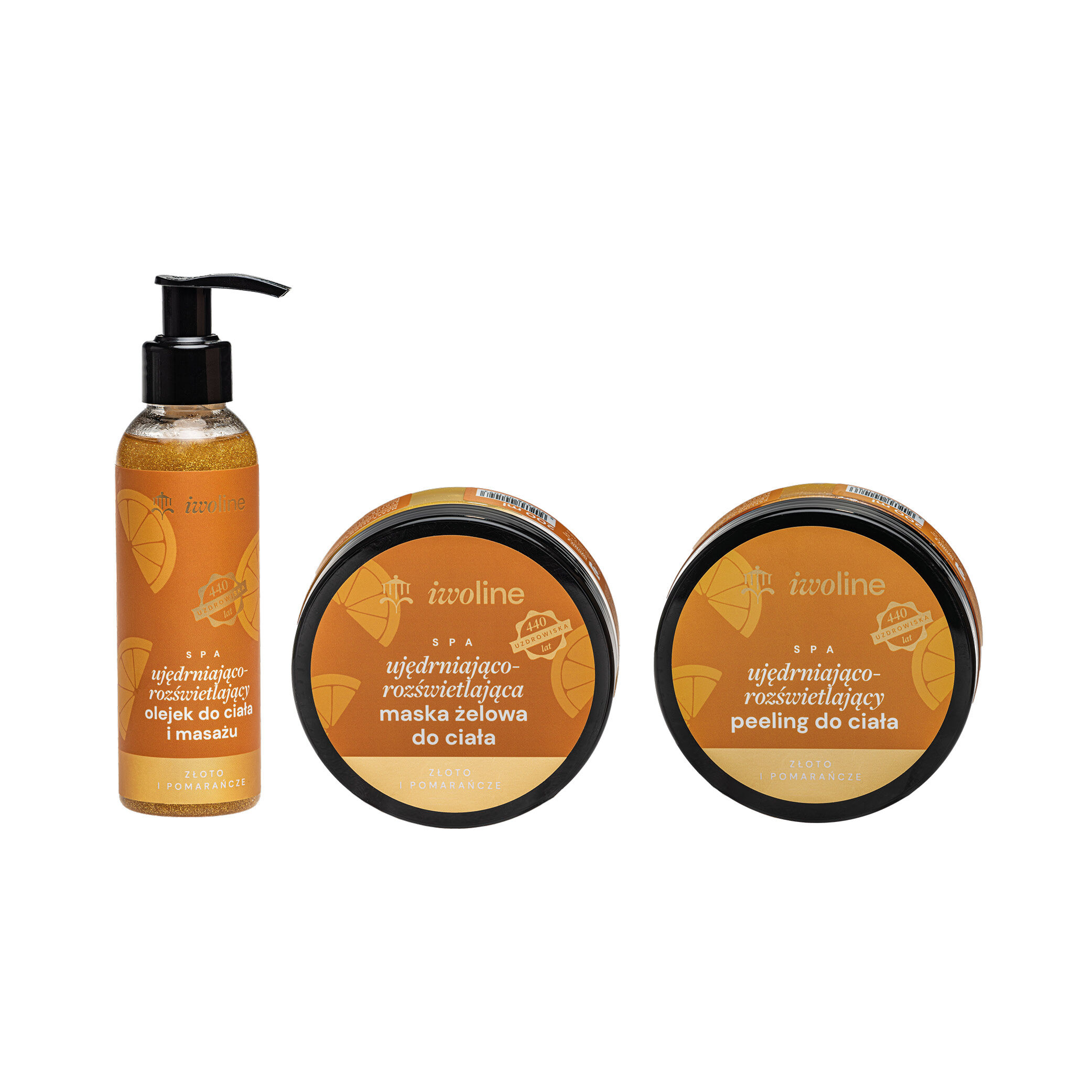 Iwoline Spa guld och orange