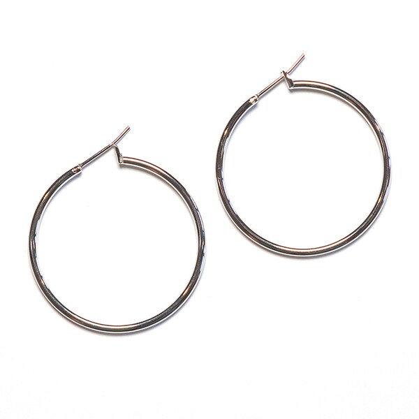 Sensation Jewellery extra nagy ródiummal bevont karika