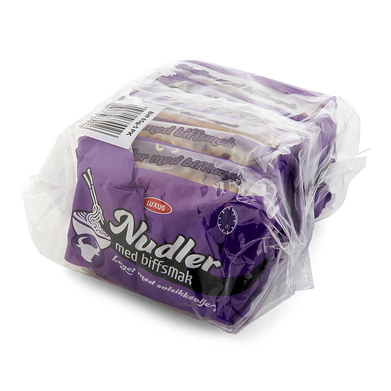 Luxus nudler 5-pakning 325 g storfekjøtt