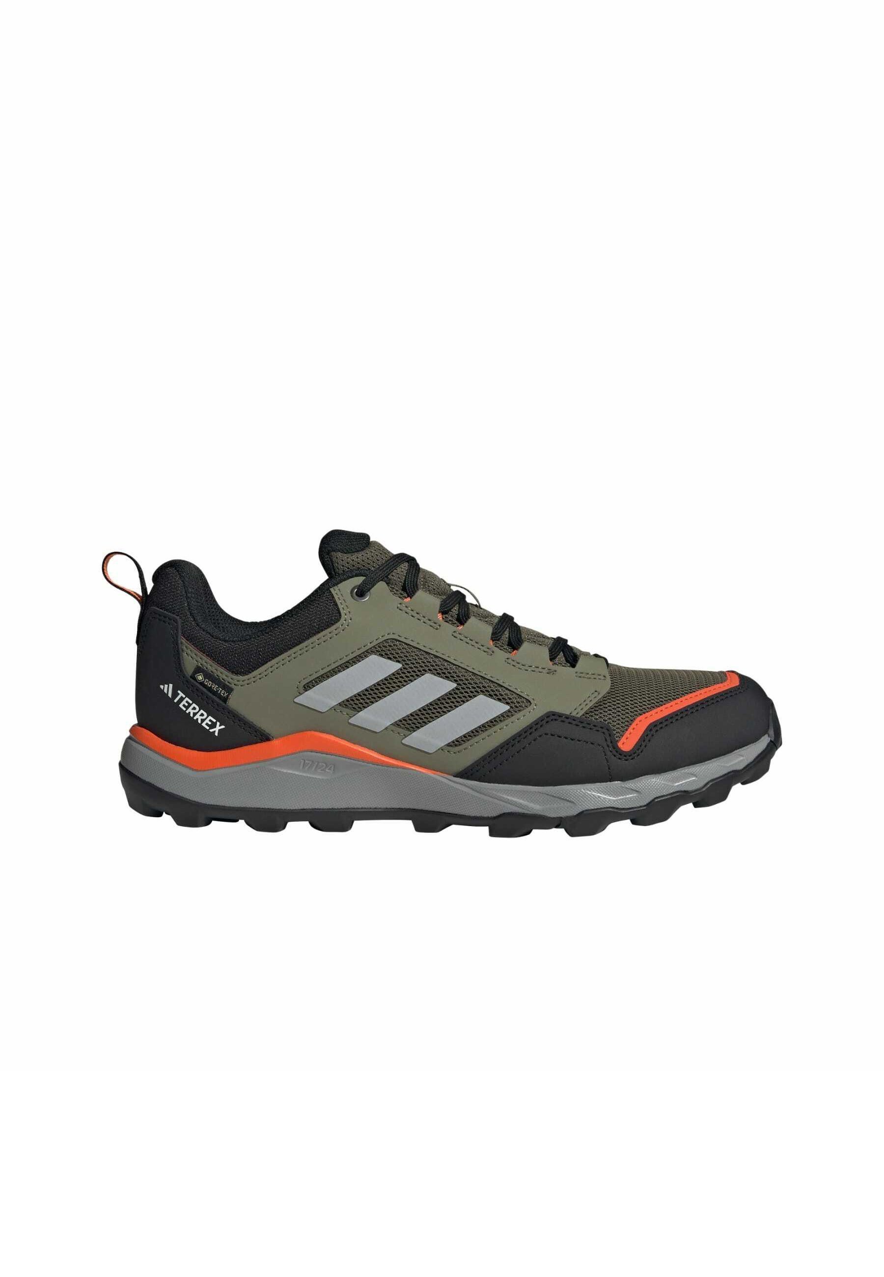 Adidas Terrex TRACEROCKER 2.0 GORE-TEX® TRAIL - Wandelschoenen - olijfgroen, antracietgrijs, effen grijs, semi-impact oranje