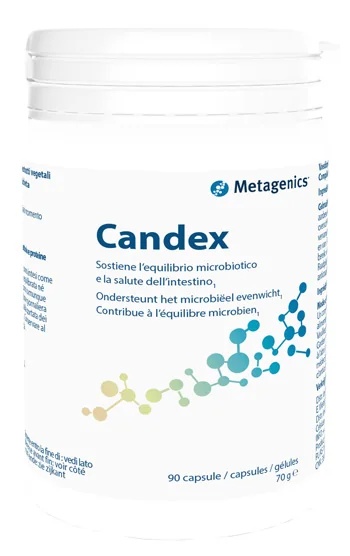 METAGENICS Candex voedingssupplement voor een gezonde darmflora, 90 capsules.