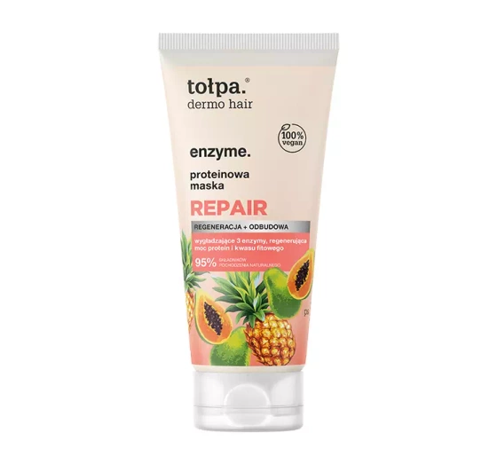 Tołpa Dermo Hair Enzyme proteinowa maska do włosów Repair 200ml