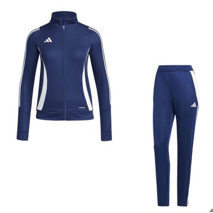 Conjunto deportivo para mujer - ADIDAS - Aerodry - Azul marino - Manga larga - Transpirable