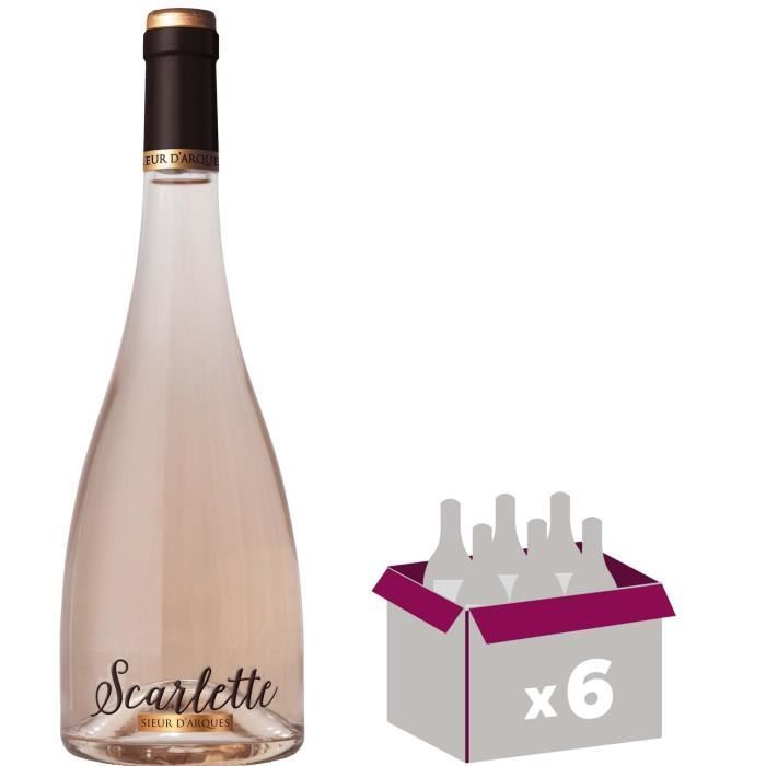 IGP Pays d'Oc SIEUR D'ARQUES Scarlette Rosé 75 cl x6