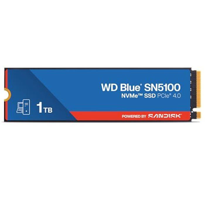 Unidade SSD NVMe - SANDISK - WD Blue SN5100 - 1 TB - 7.100 MB/s - M.2 2280 - PCIe Gen 4.0