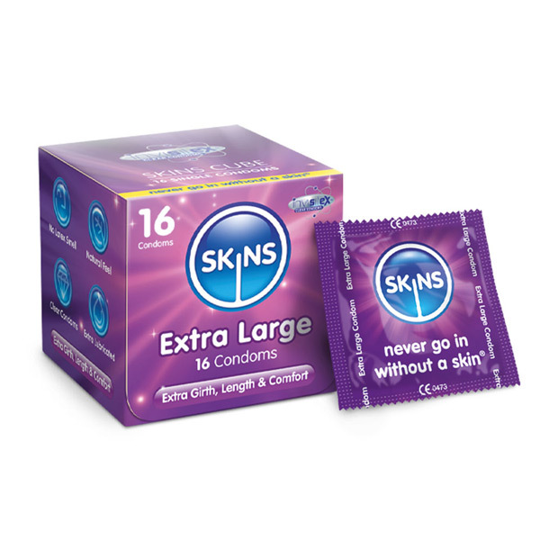 Prezervative Skins, cub extra mare, pachet de 16 | Sănătate | Superdrug